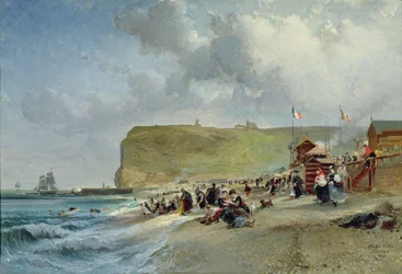 Crinolines on the Beach, Fecamp